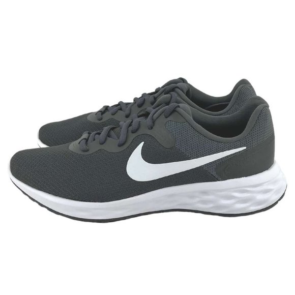Nike | Men's Revolution 6 NN Running Shoes | Grey & White | Size 9 - Picture 4 of 7